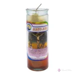 Veladora Justo Juez preparada – protección legal y espiritual