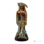 santa muerte 3 virtudes 30 cm vestida curada con biblia amor salud protección