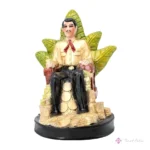 Estatua de Jesús Malverde 30cm Dorada y Curada + Libro Exclusivo