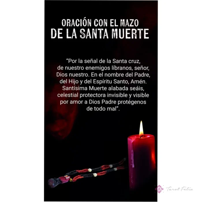 Mazo Santa Muerte Reversible: Tarot Esotérico y Adivinación Profunda