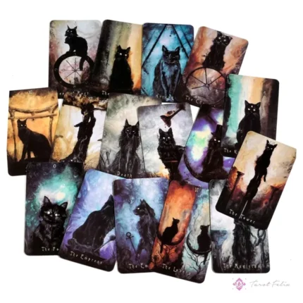 Tarot Gato Embrujado: 78 Cartas Oscuras + Guía Espiritual | Tarot Felix