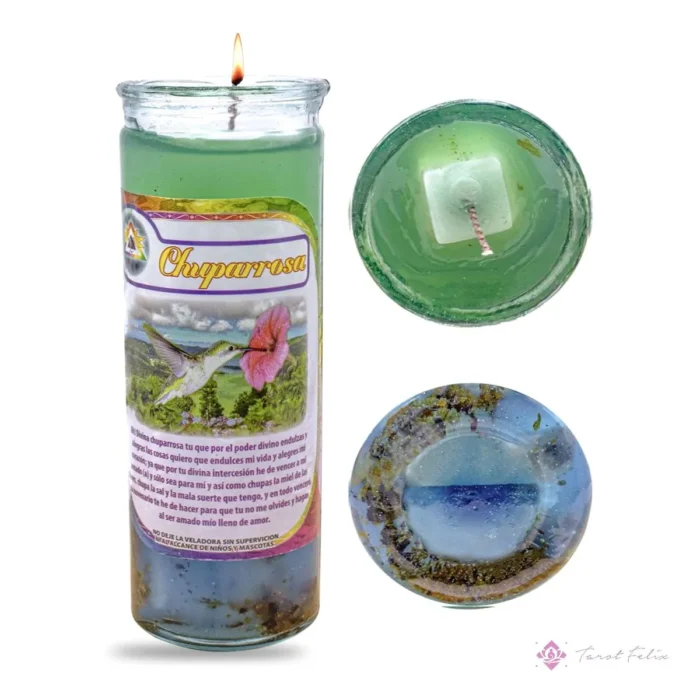Veladora Gel Chuparrosa: Amor
