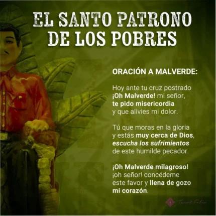 Estatua Jesús Malverde 30cm Roja: Santo Patrono Curado + Libro Exclusivo