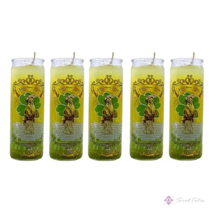 Pack Veladoras Santa Muerte: Atrae Fortuna y Protección | Tarot Felix