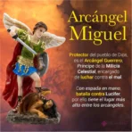 Estatua Arcángel Miguel 15cm - Protección y Decoración Espiritual