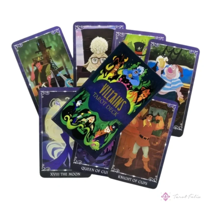 Set Completo Tarot Disney Villanos: 78 Cartas + Ebook Exclusivo