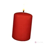 Vela Roja Esotérica 10cm para Amarres y Endulzamientos Amorosos | Tarot Felix