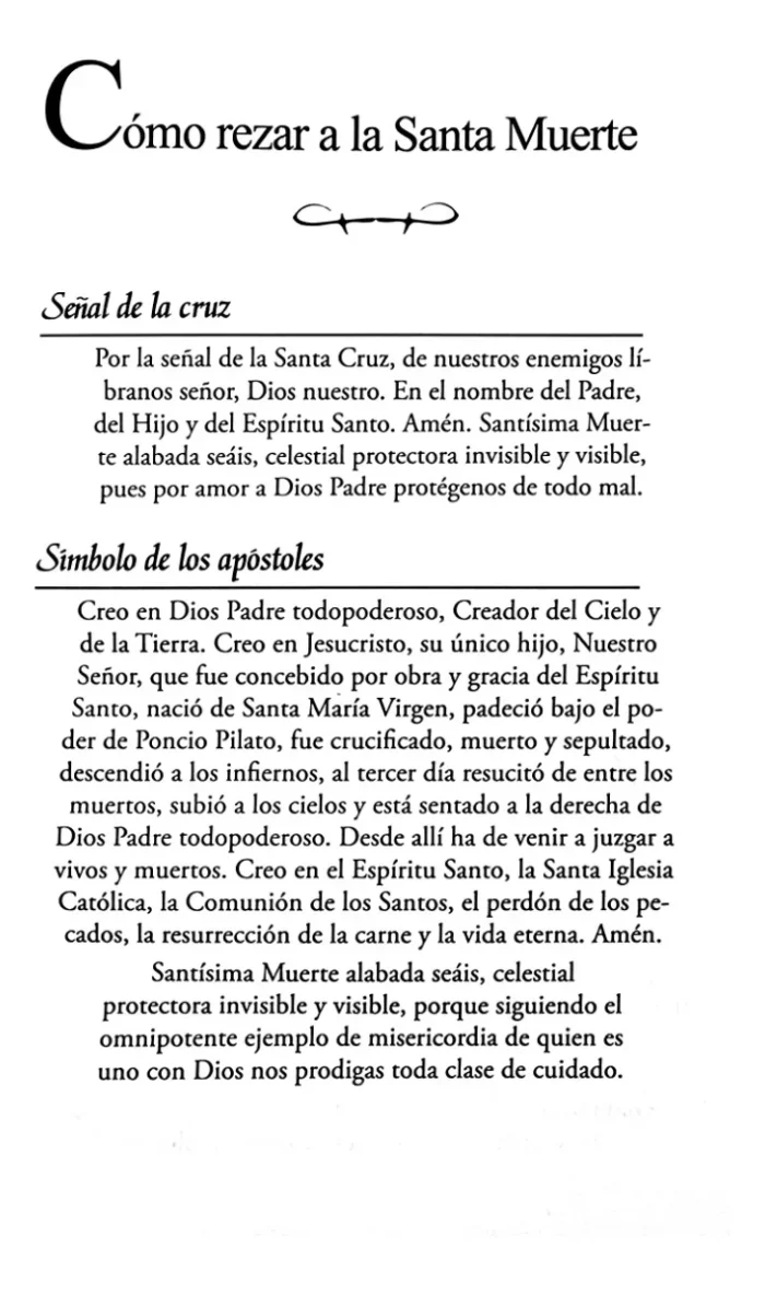 Santa Muerte Blanca 15 Cm Vestida Libro Oraciones Rituales 7