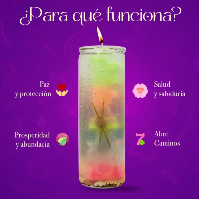 Veladora Gel 7 Veces Destrancadera Proteccion Tumba Trabajo 1