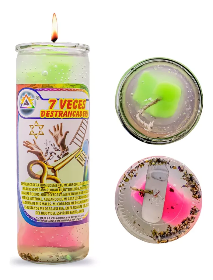Veladora destranque espiritual ritual de limpieza y protección