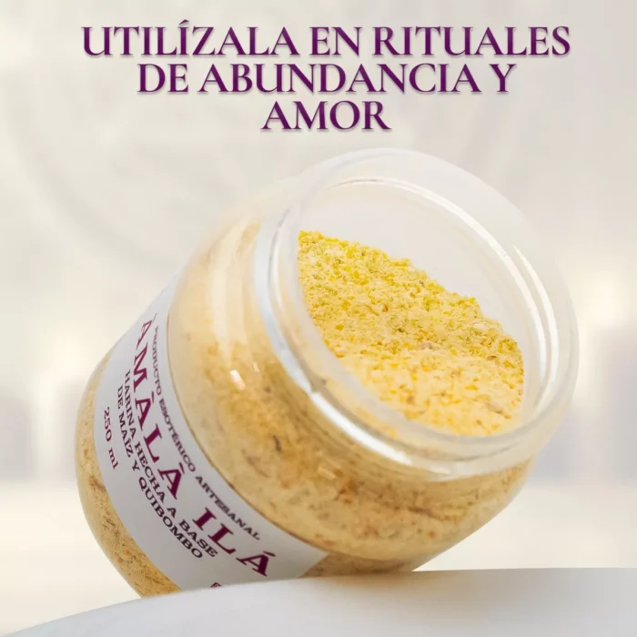 Amala 250 Ml Harina Pura Maiz Y Quimbombo Ofrenda Santeria 4