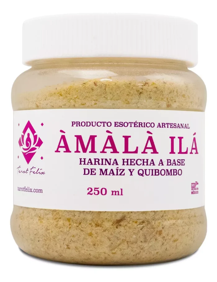 amala 250 ml harina maíz quimbombó ofrenda espiritual santería