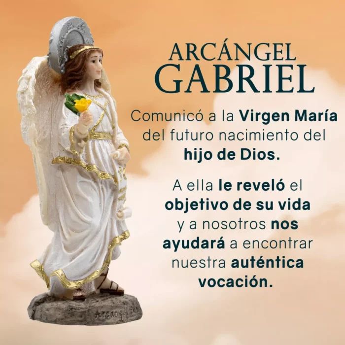 Arcangel Gabriel 14 Cm Fuerza De Dios 3