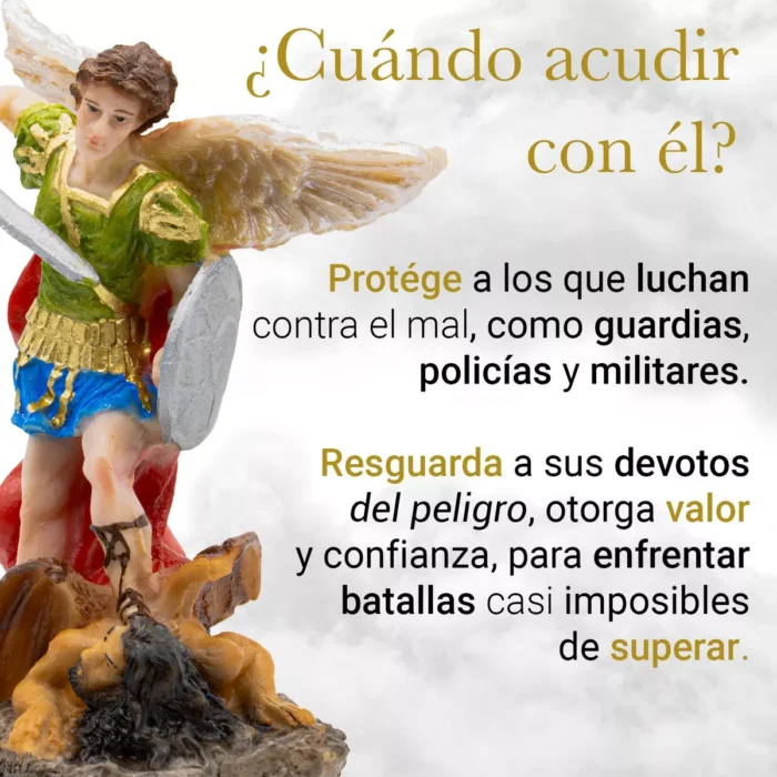 Arcangel Miguel 14 Cm Lider Celestial Y Guia 5