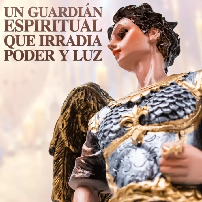 Arcangel San Zadquiel Angel Escultura 33 Cm Ojo De Vidrio 5