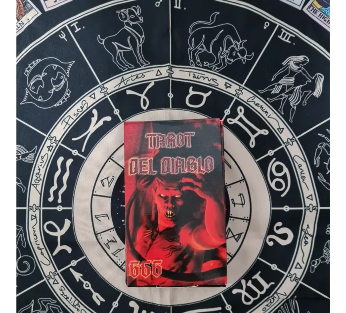Baraja 53 Cartas Tarot Del Diablo Plastificadas Instructivo 3