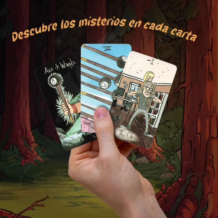 Cartas Tarot Gravity Falls 78 Cartas Misterio Y Aventura 1
