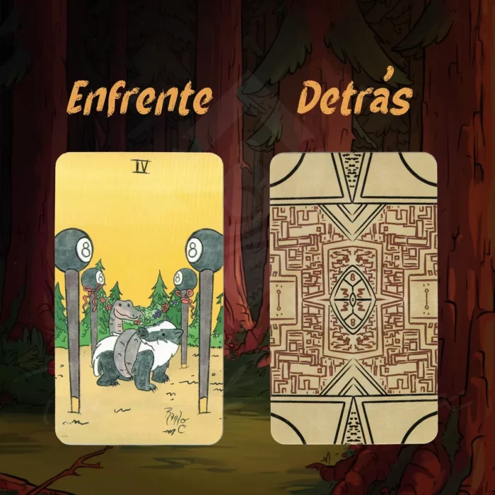 Cartas Tarot Gravity Falls 78 Cartas Misterio Y Aventura 5