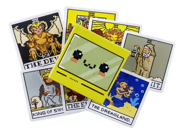Cartas Tarot Pixeles 8 Bits Retro Rider Videojuegos Guia 4