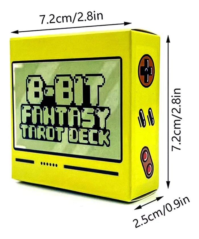 Cartas Tarot Pixeles 8 Bits Retro Rider Videojuegos Guia 5