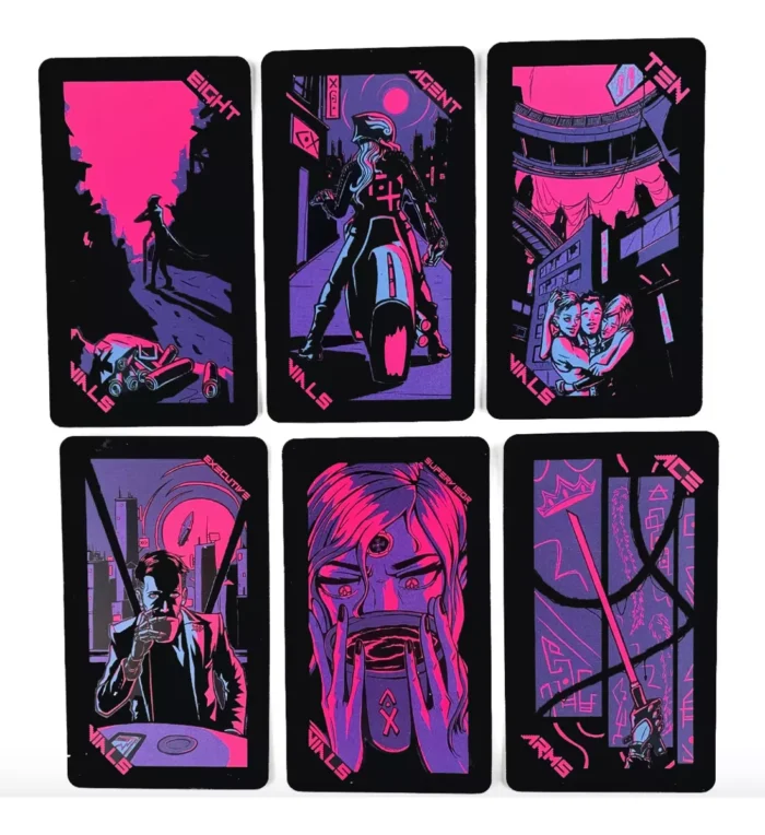 Cartas Tarot Rider Waite Neon Moon Guia Digital Espanol 1