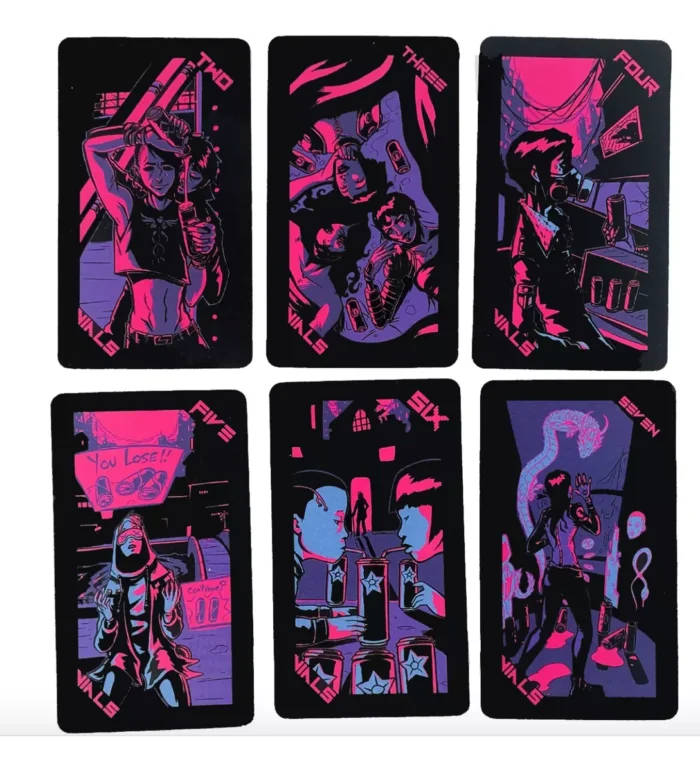 Cartas Tarot Rider Waite Neon Moon Guia Digital Espanol 2