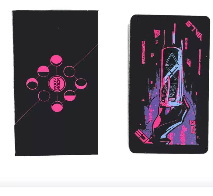 Cartas Tarot Rider Waite Neon Moon Guia Digital Espanol 3