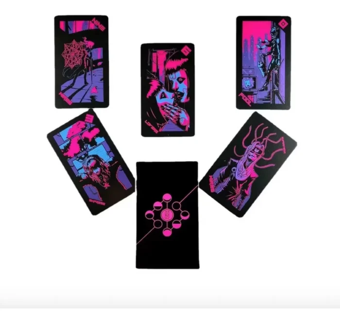 Cartas Tarot Rider Waite Neon Moon Guia Digital Espanol 4