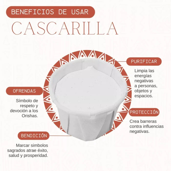 Cascarilla Original Santeria huevo Agua Bendita 12 Pzs 3