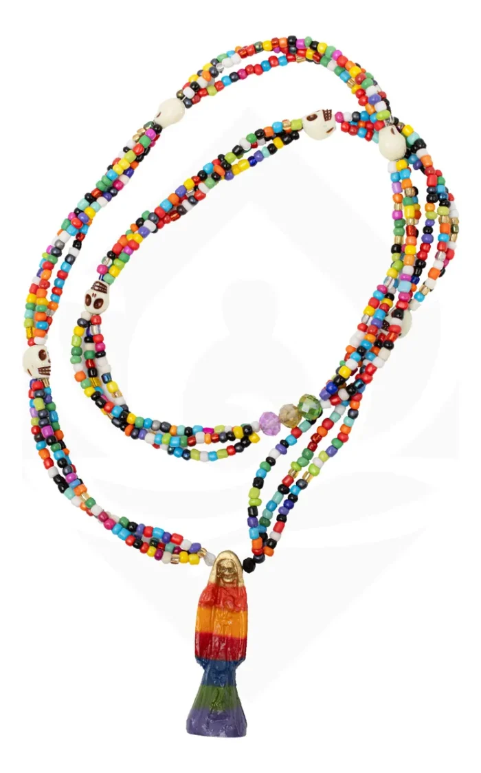 Collar Rosario Santa Muerte 7 Potencias Ritualizado 1