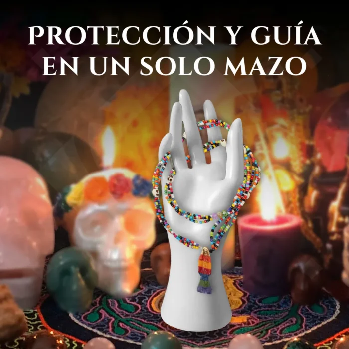 Collar Rosario Santa Muerte 7 Potencias Ritualizado 3