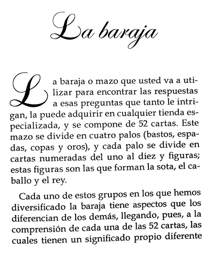 Como Echar La Baraja Espanola Aprender Lectura De Cartas 3