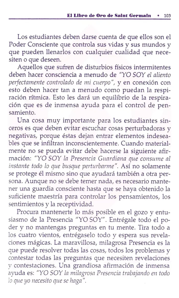 El Libro De Oro Ensenanzas Espirituales Y Metafisicas 7