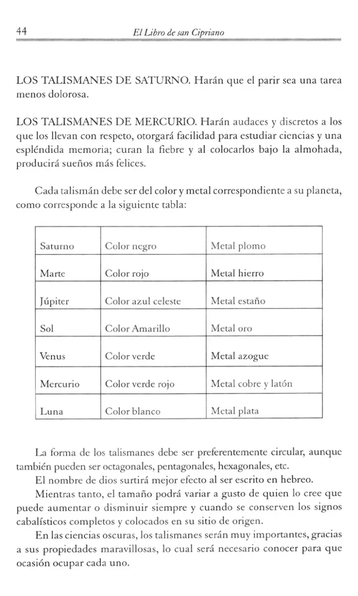 El Libro Del San Cipriano Magia Y Ocultismo 7
