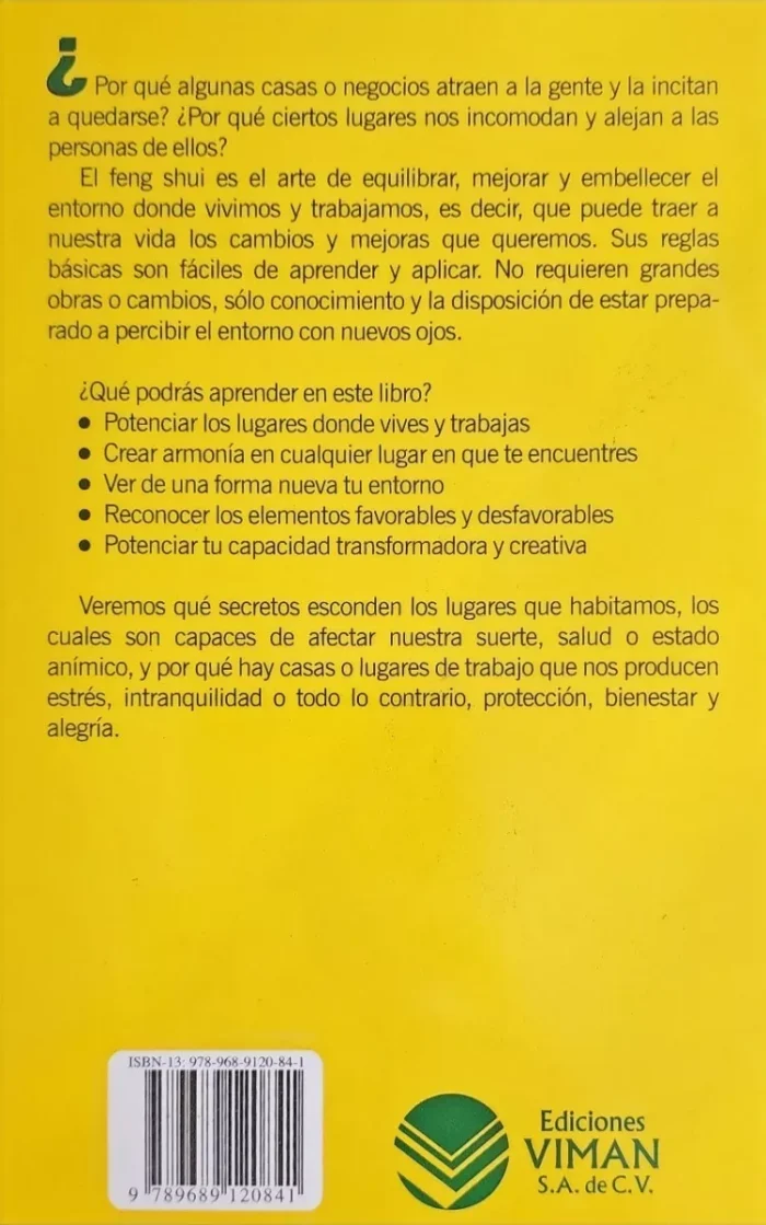 El Libro Feng Shui Carolina Segura Orlando Ed. Viman 5