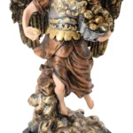 Figura Arcángel Barachiel Metálico Fortuna Ojo De Vidrio