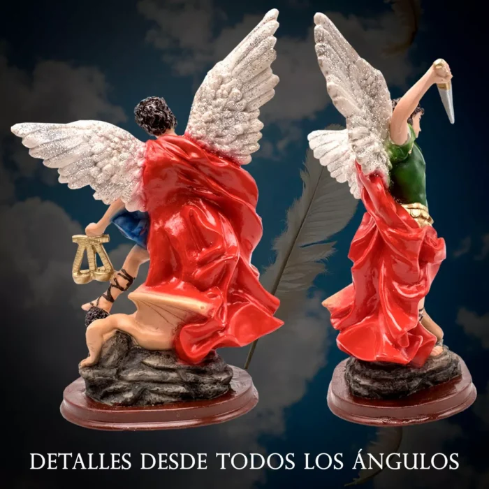 Figura Arcangel Miguel 31cm Guerrero Celestial Y Fe 3