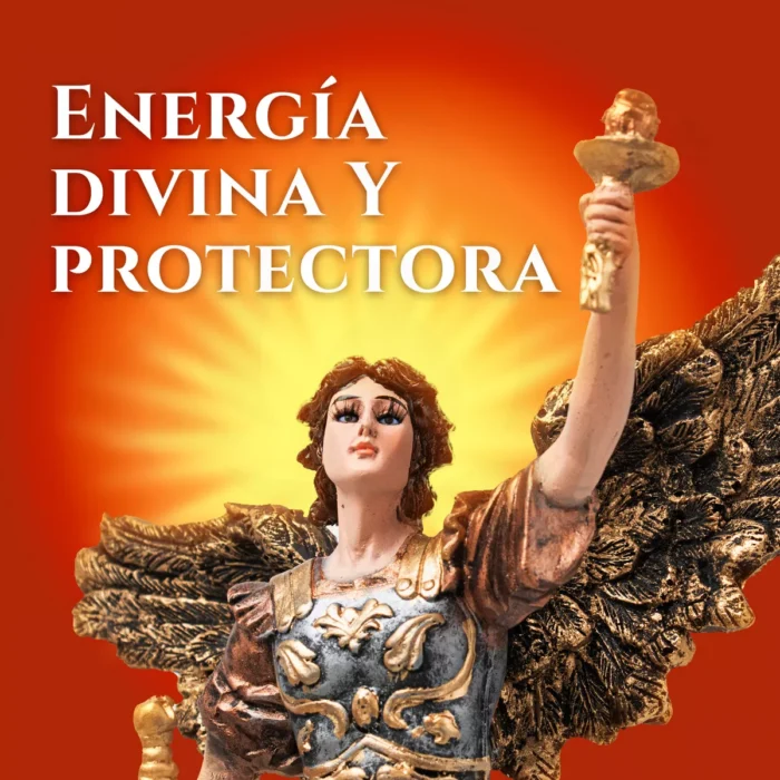 Figura Arcangel Uriel Metalico Paz Interior Ojo De Vidrio 3