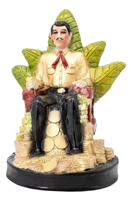 Figura Curada Jesús Malverde Santo Patrono 30 Cm
