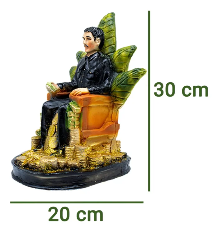 Figura Jesus Malverde 30 Cm Curada Libro Esoterico 4