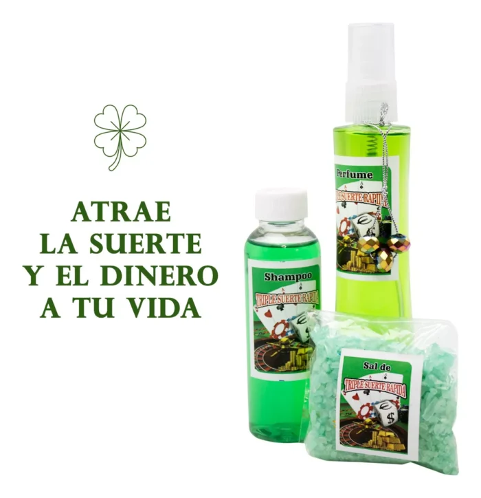 Kit Triple Suerte Rapida Ritualizado Dinero Y Prosperidad2 2