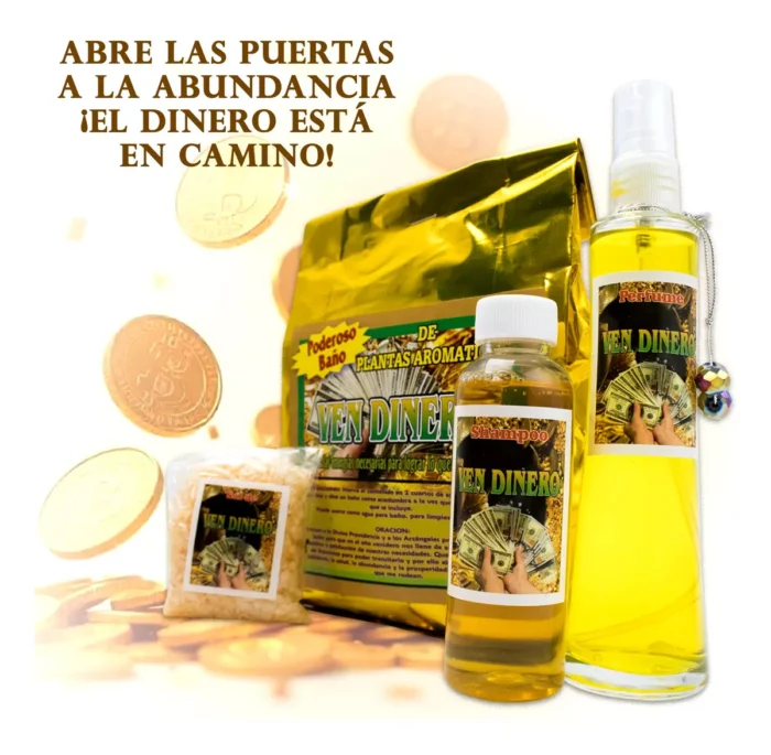 Kit Ven Dinero Abundancia Limpieza Energetica Y Prosperidad 1
