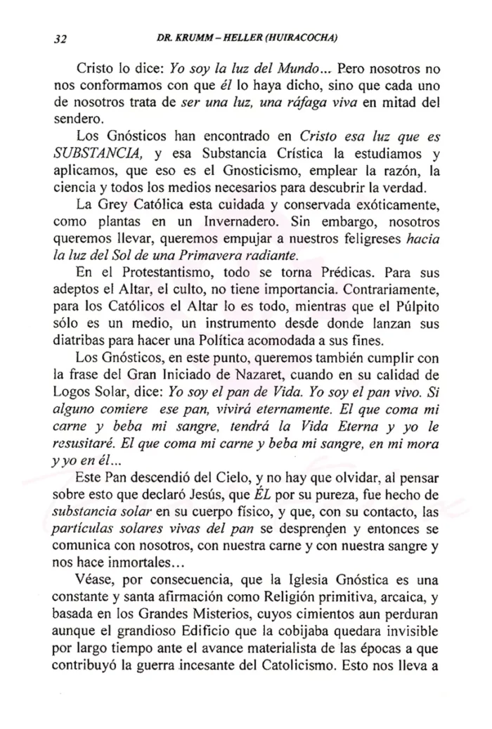 La Iglesia Gnostica Historia Y Ritual Krumm Heller 3