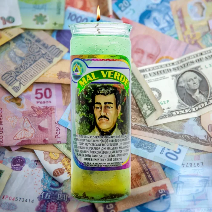 La Veladora Gel Malverde El Angel De Los Pobres 4