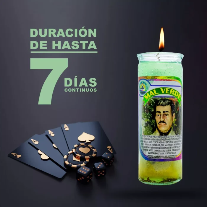 La Veladora Gel Malverde El Angel De Los Pobres 6