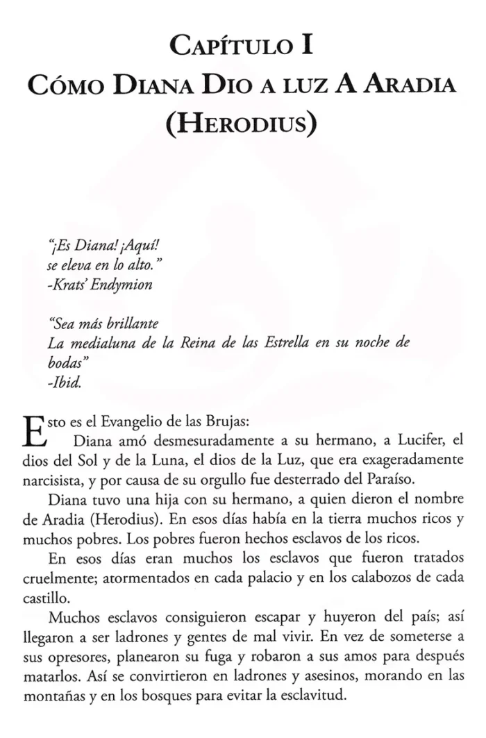 Libro Aradia Evangelio De Las Brujas Magia Feminina Antigua 3