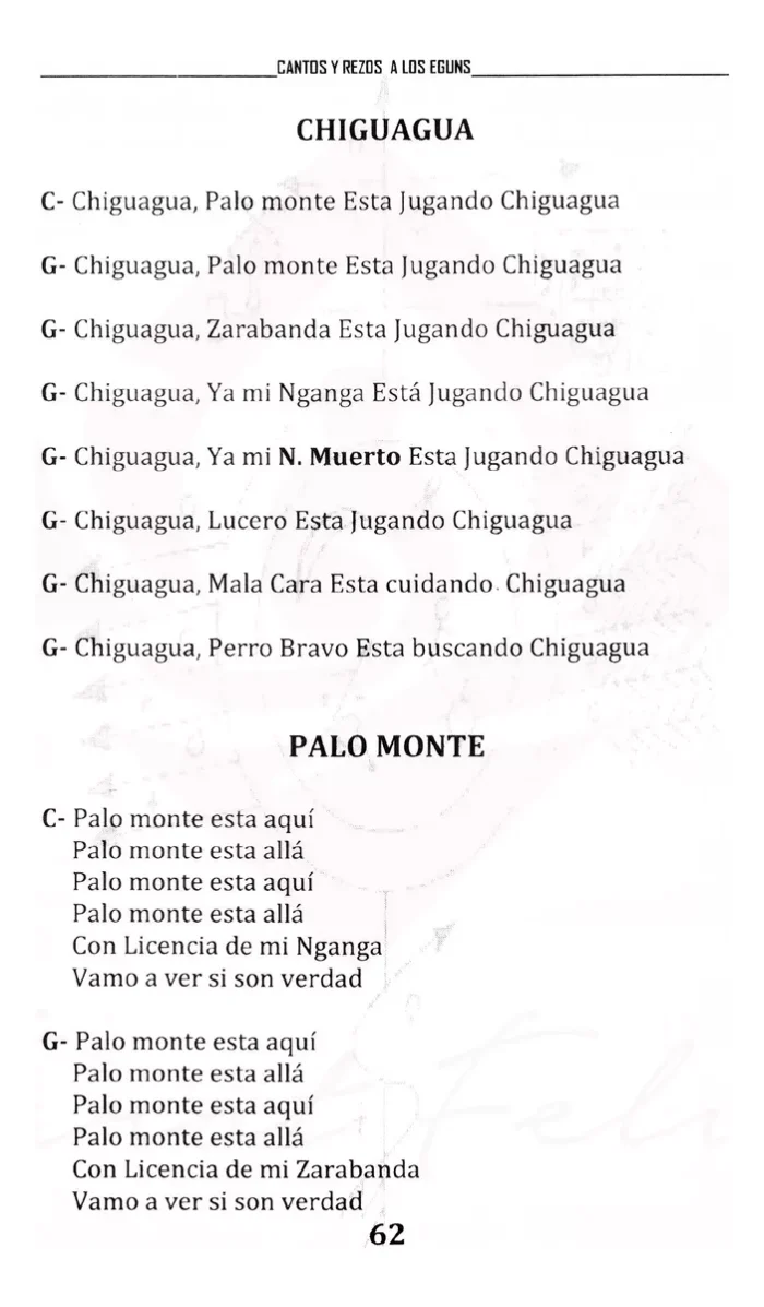 Libro Cantos Y Rezos A Los Muertos Conexion Espiritual 8