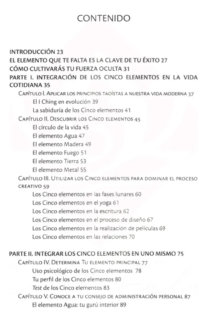 Libro Elemento Perdido Fuerza Oculta Y 5 Elementos 2
