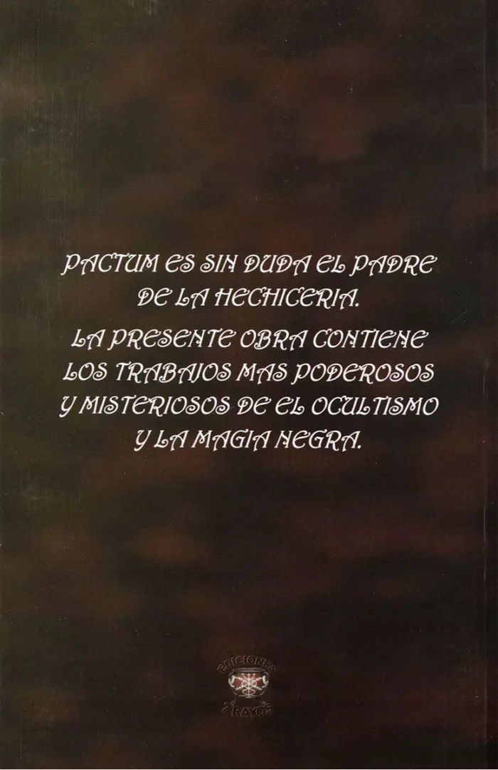 Libro Pactum Guia Completa De Magia Negra Y Hechiceria 5