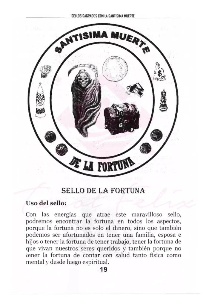 Libro Siete Sellos Sagrados De La Santa Muerte 3